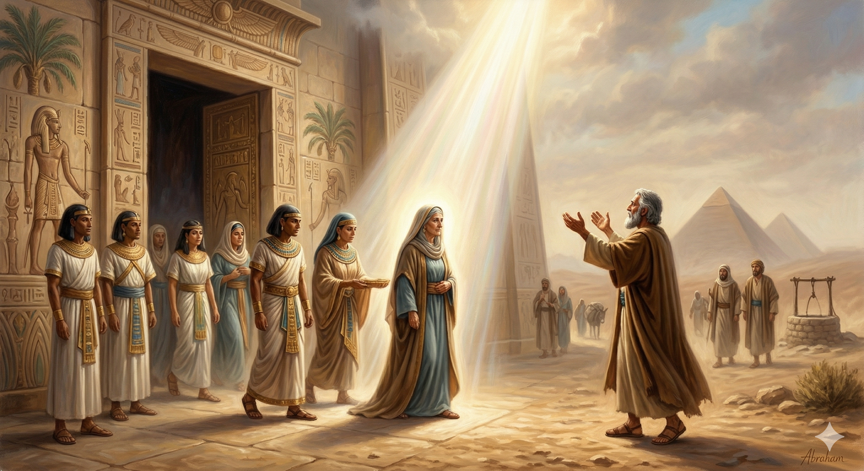 바로 앞에 선 아브람 — 하나님의 개입으로 사래가 돌아오다